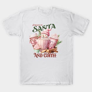 Vintage Pink Christmas Quote T-Shirt